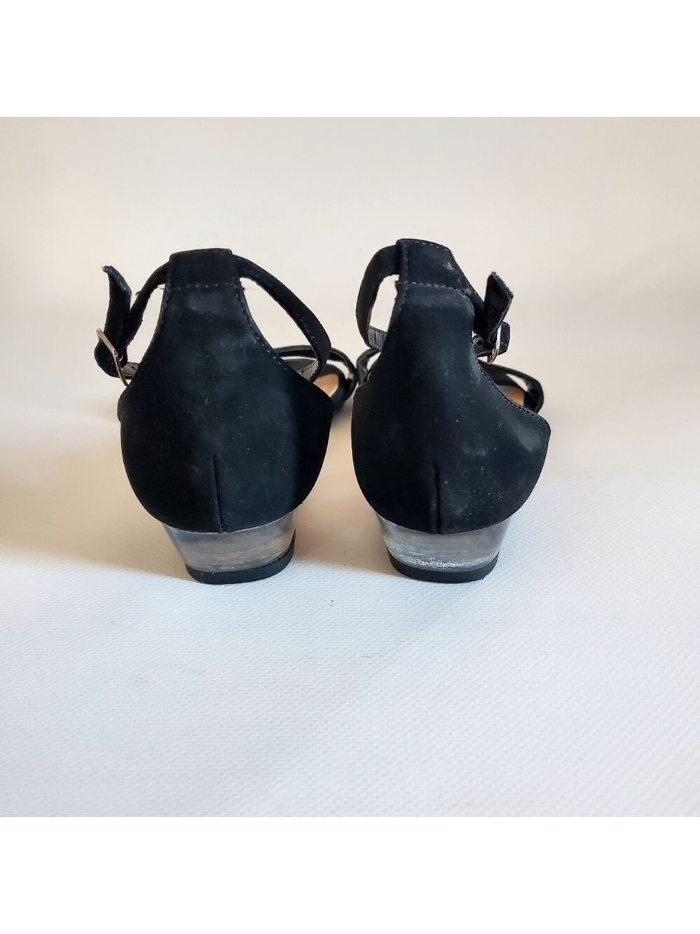 Jasmine Jyenni Ankle Strap Sandals Black Size 6 NWOT - Picture 4 of 7